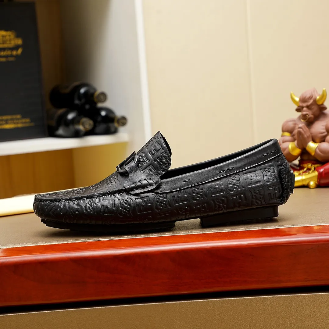 Men's shoes💰380💰💰[FENDI-FENDI] Classic new men's casual slip-on shoes🇨🇳Counter quality, original 1:1 high-quality workmanship💯The upper is made of imported first-layer cow Leather, 🐷leather lining, fashionable lazy beanie design 🌴casual Loaf style, with original raw rubber wear-resistant outsole 🌾definitely high-end and classy, only for drivers 🍀A must-have for trendy men, @@optional! 🍓Code number 38-44 (45🉑️customized, non-refundable and non-exchangeable)